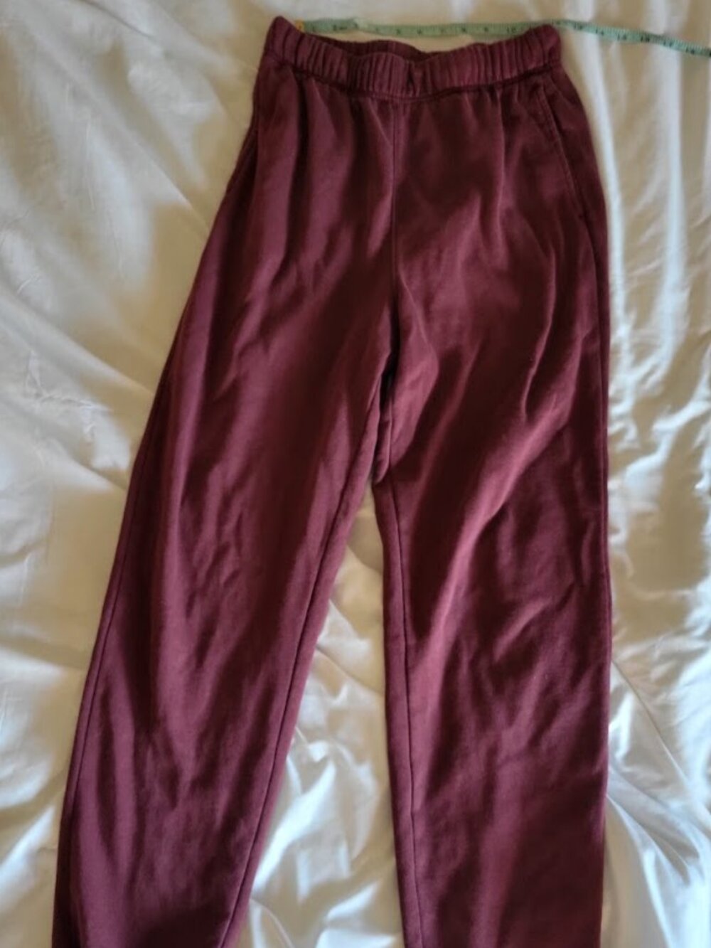 Old Navy Girls Burgundy Fleece Jogger Sweatpants XL 14-16